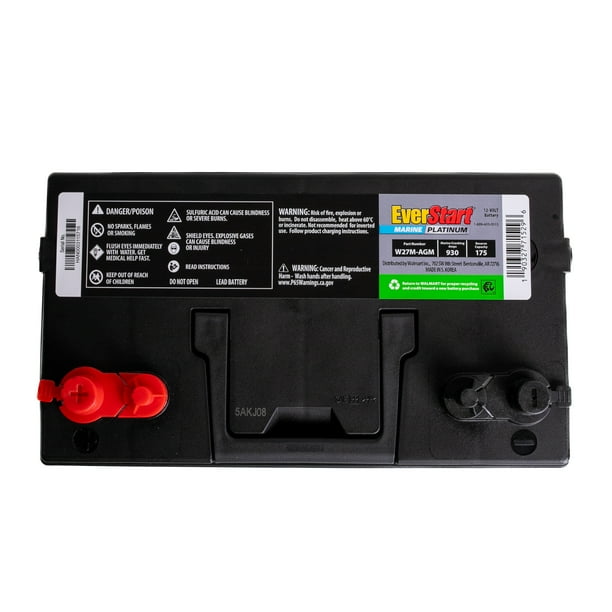 EverStart Group 27 Marine AGM Battery - Walmart Business Supplies