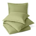 thumbnail image 2 of Hearth & Harbor 3-Piece Sage Green Duvet Cover Set, California King, 2 of 5