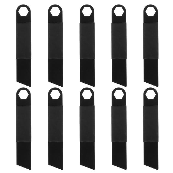 KAKOWELY fire starter 10pcs Outdoor Fire Starter Scrapers Emergency Survival Flint Fire Starting Tool For Camping Stainless Steel Rod Scraper Set2.76"X0.47"X0.04"