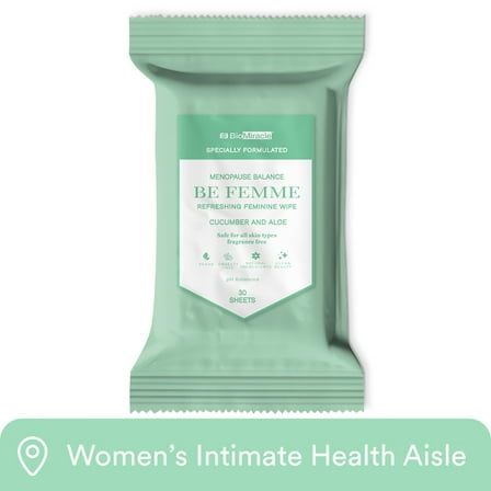 Be Femme Refreshing Feminine Wipes 30ct