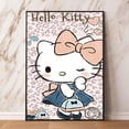 thumbnail image 1 of Japanese Anime Sanrios HelloKittys Canvas Painting Friend Gift Picture Print Wall High Quality Art Modular Print Comic Picture QZX, 1 of 7