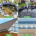 thumbnail image 5 of 2 Pcs 8X8 Inch Self Adhesive Butyl Tape Pond Liner Patch Kit for Garden Pond Seam Repair and Leak Sealing, Waterproof Sealing for Pvc Hdpe Ldpe Pond Liners, Durable, 5 of 5