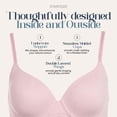 thumbnail image 2 of Dominique Aimee Seamless Contour T-Shirt Bra #3500 - Lightweight Everyday Bra with Smooth Shape Underwire – Lingerie for Women, 2 of 6