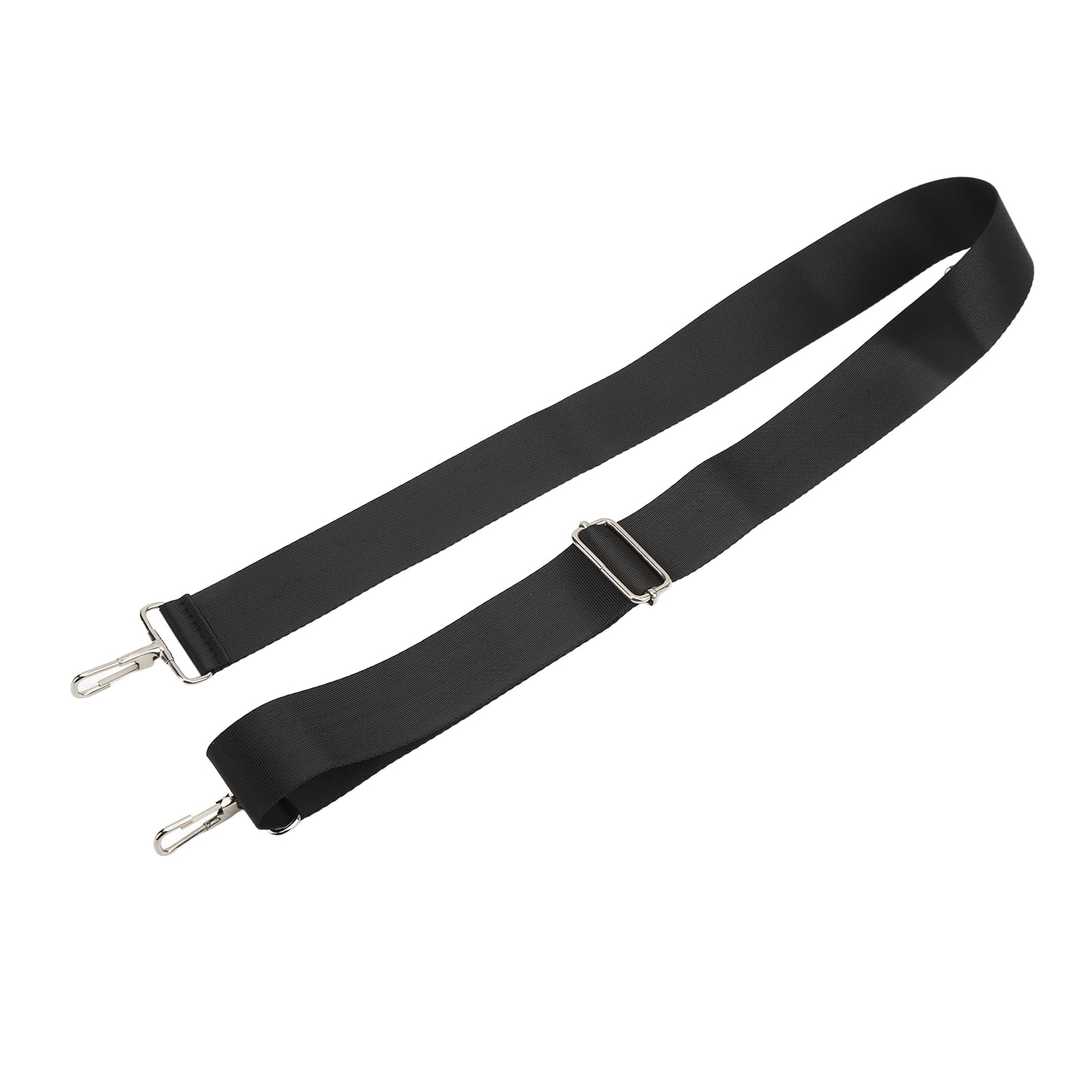 ANGGREK Computer Bag Strap 1m Adjustable Nylon Shoulder Bag Belt With Double Buckle Anti Slip Computer Bag Strap Black Laptop Shoulder Belt Walmart