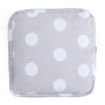 thumbnail image 1 of STARTIST Sanitary Bag Napkin Towel Tampons Makeup Credit Card for Girls Lady Gray Dot, 1 of 7