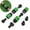 🔥 green_Base#95, variant on Garden Hose Quick Connectors Set | 3/4 Inch Standard Fittings | Plastic Water Hose Coupler Kit | 10 Pcs Pack | Female & Male ABS Ends | Easy Leakproof Attachment | Fits Sprinklers, Nozzles, Faucets