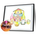 thumbnail image 1 of Cuadros Decorativos Pintura de diamante 5D DIY Goblins de Pascua Taladro redondo completo Rhinestone (HJ521) Tmvgtek embutido en tela, 1 of 6