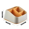 thumbnail image 2 of Desk Organizer Storage Box, Multi-Compartment Desk Stationery, Adjustable Dividers, Modern Office Design, For Home Office, Paper Supply Container, Office Supply Holder, Small Desk Accessorie, 2 of 8
