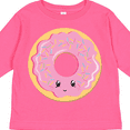 thumbnail image 4 of Inktastic Light Pink Donut Boys or Girls Long Sleeve Toddler T-Shirt, 4 of 5