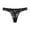 Black, variant on Women's Panties Comfortable Seamless Low Rise Lace Backless Briefs with Floral Embroidery and Lightweight Sheer Design for Everyday Wear Black L