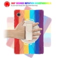 thumbnail image 6 of For Samsung Galaxy Tab A8 Case 10.5 inch SM-X200/X205/X207, 360 Hand Strap, Shoulder Strap, Kickstand, Rugged Drop Protection, Colourful Red, 6 of 6