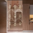 thumbnail image 5 of ANMINY Wooden Bead Door Curtain String Bohemian Bamboo Doorway Divider 35x68in, Wintersweet, 32 strands, 5 of 8