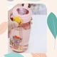 thumbnail image 3 of Botella de agua para niños, botella de agua para la escuela, botellas deportivas de plástico, sin Bpa, botellas de agua pequeñas para interiores y exteriores, 14 onzas (rosa con pa, 3 of 5
