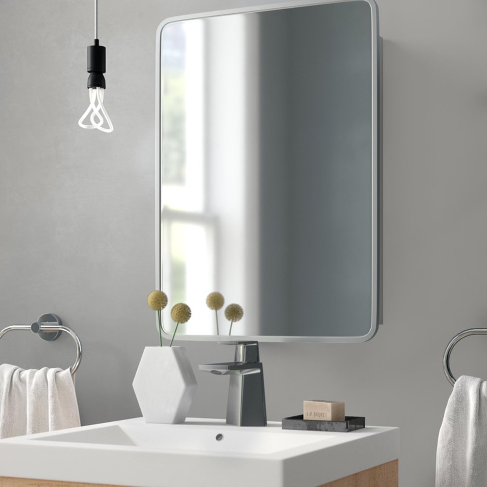 Ketcham 105RSWT RH 16"W x 22"H Round Corner Series Surface Mounted