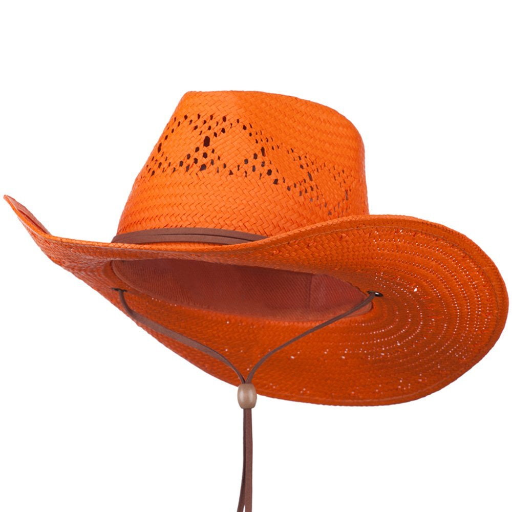 orange outback hat