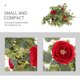 thumbnail image 4 of 1pc Romántico Guirnalda Adorno Guirnalda Pared Puerta Decoración Hogar Rose Garland Decoración, 4 of 5