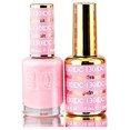 thumbnail image 2 of DND DC Pinks GEL POLISH DUO, Gel Lacquer 0.5 oz + Matching Nail Polish Color 0.5 oz, Daisy Nails (with bonus side Glitter) Made in USA (Pink Grapefruit (130)), 2 of 3