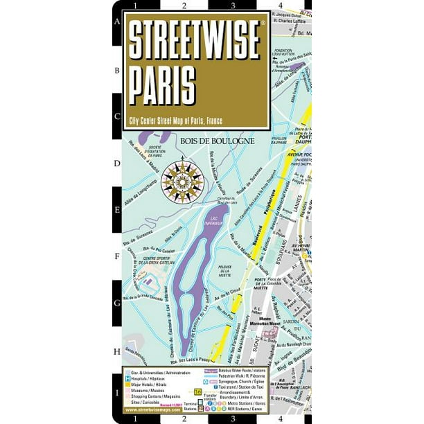 Streetwise Paris Map Laminated City Center Street Map Of Paris France Folded Map Walmart Com Walmart Com