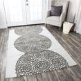 thumbnail image 6 of Rizzy Rugs Dimensions Area Rug DI2456 Grey Floral Petals 2' 6" x 8' Rectangle, 6 of 8