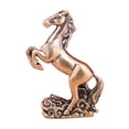 thumbnail image 4 of Figura de caballo en miniatura, escultura animal, arte, artesanía, pequeño adorno de escritorio para Estilo F, 4 of 5