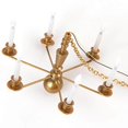 thumbnail image 2 of pitrice Ceiling Light Fixture Hanging Chandelier Model 1/87 HO Lights Railway Scale Lights LED HO Gold 14.5cm, 2 of 9