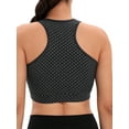 thumbnail image 7 of YouLoveIt Women's Sports Bra Racerback Hollow Out Running Bra Push Up Wirefree Yoga Bras Gym Workout Yoga Bra Top Sports Bra with Removable Padded Cups, 7 of 7