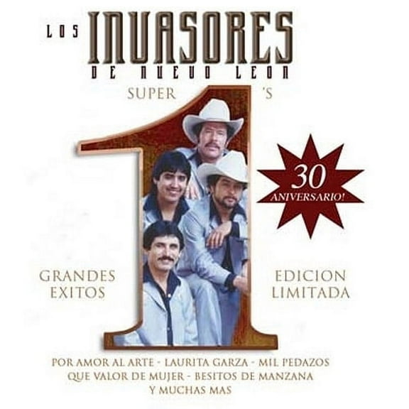Los Invasores De Nuevo Leon -Super 1's Grandes Exitos (CD)