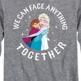 thumbnail image 3 of Frozen - We Can Face Anything - Toddler And Youth Long Sleeve Graphic T-Shirt, 3 of 5