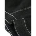thumbnail image 6 of DARING DIVA Women's Long Sleeve Button Down Trucker Jean Denim Jacket L Black, 6 of 6