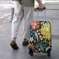 thumbnail image 3 of Pioneer Flower Floral Print Pattern Luggage Cover Fashion Suitcase Cover Baggage Covers Fit 25-28 Inch Luggage (Go Travel), 3 of 5