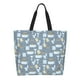 thumbnail image 1 of Disketp Blue Bathroom Bolsa Tote Estampada para Mujer, Bolso de Hombro y de Mano para Compras y Viajes, 1 of 8