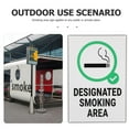 thumbnail image 3 of FENGGUIQU Creative Smoking Area Signs Iron Smoking Area Board 1Pcs, 3 of 6