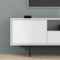 thumbnail image 3 of Comfort Pointe Avichi White Laminate 3 Door TV Console, 3 of 14