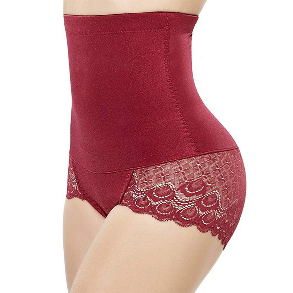 Lelinta Lelinta High Waist Plus Size Ultra Firm Control Tummy Shapewear Waist Trainer Lace