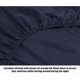 thumbnail image 4 of Hotel Luxurious, 1800 Series, 4pc Sheet Set Branch (Navy Blue, King), 4 of 4