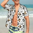 thumbnail image 3 of Haiem French Bulldog3 Printed Hawaiian Shirt for Men - Men’s Casual Beach Summer Shirts - Stretch Fabric with Modern Fit-Large, 3 of 7