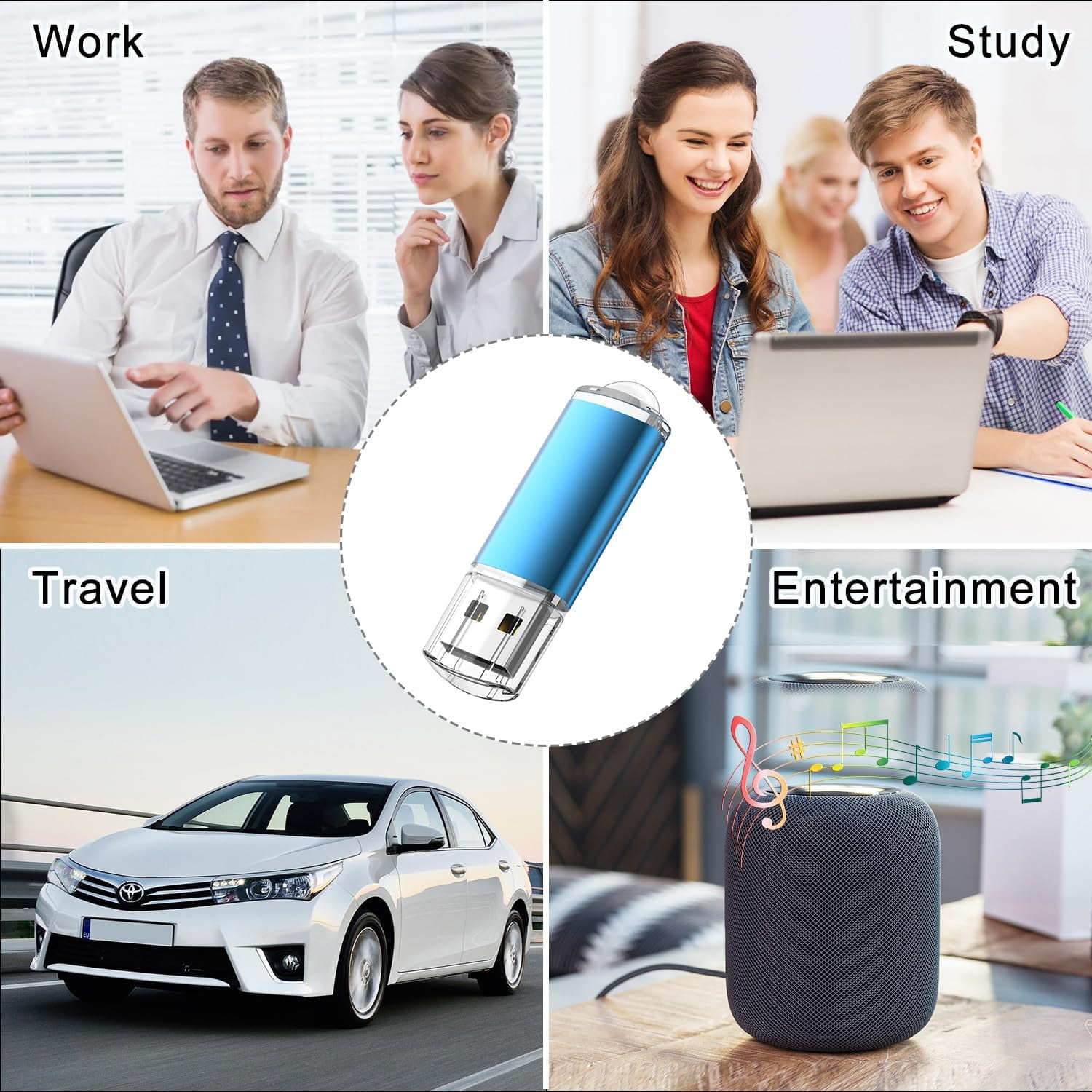 50 Pack 1GB 1G USB Flash Drive USB 2.0 Memory Stick Bulk Thumb Drive Pen Drive Jump Drive-Blue
