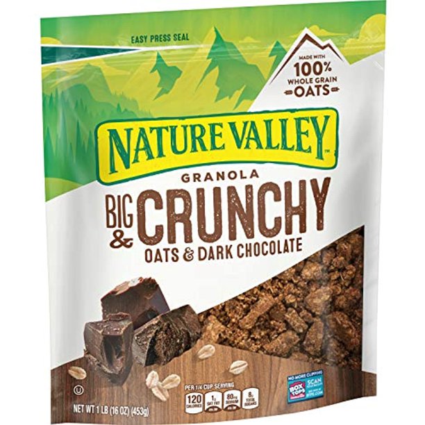 Nature Valley Granola, Protein Oats And Dark Chocolate, 16 Oz