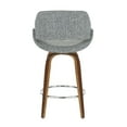 thumbnail image 2 of Fabrico Mid-Century Modern Counter Stool by LumiSource, 2 of 9