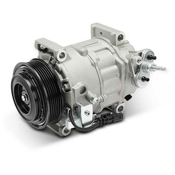A/C Compressor 1 - Compatible with 2015 - 2020 Chevy Silverado 2500 HD 6.6L V8 Diesel 2016 2017 2018 2019