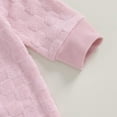thumbnail image 6 of AherBiu Newborn Baby Girls Clothes Fleece Cotton Rompers Zip up Long Sleeve Onesie Sleepwear Jumpsuit, 6 of 7