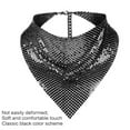 thumbnail image 6 of ROZYARD Cool Metallic Bandanas Neckerchief Music Festival Scarf for Casual Formal Party, 6 of 17