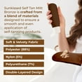 thumbnail image 3 of Sunkissed Sunlight Bronze Sunless Self TanTanning Mitt, Professional Applicator, 3 of 6