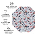 thumbnail image 4 of Disketp I Love Usa Funny Coasters,6 Pcs Leather Coasters With Holder, Perfect Housewarming Hostess Gifts,Protect Furniture From Water Marks Scratch And Damage, 4 of 9