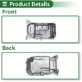 thumbnail image 4 of Cárter de aceite de motor Unique Bargains No.11200R5A000 para Honda CR-V 2012-2014, Aluminio, Tono plateado, 4 of 6