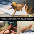 thumbnail image 4 of Sylvamorning Household Breathable Mesh Reptile Hammock Climbing Triangle Net, 4 of 6