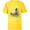 Yellow, variant on Disney Wish Asha and Valentino Just Kid-ding Around Funny - Short Sleeve T-Shirt for Kids - Customized-Navy