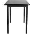thumbnail image 3 of NPS SLT 3 Series 30x72" Metal Science Lab Table with HPL Top in Black, 3 of 6