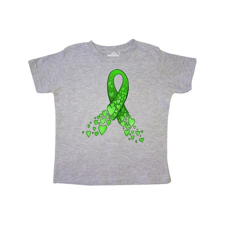 

Inktastic Mental Health Awareness Ribbon with Green Hearts Gift Toddler Boy or Toddler Girl T-Shirt