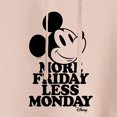 thumbnail image 3 of Disney - Mickey & Friends - More Friday Less Monday - Juniors Cropped Pullover Hoodie, 3 of 5